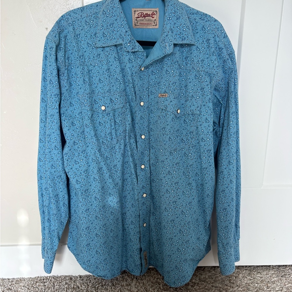 Rafter C Paisley Pearl Snap